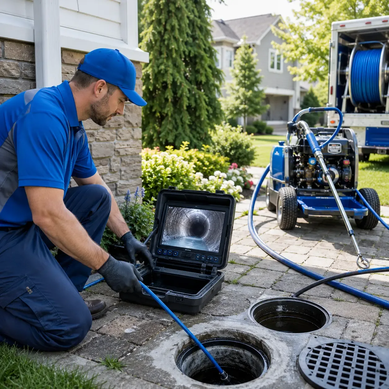 Outdoor drain cleaning professionals serving Chesapeake, OH
